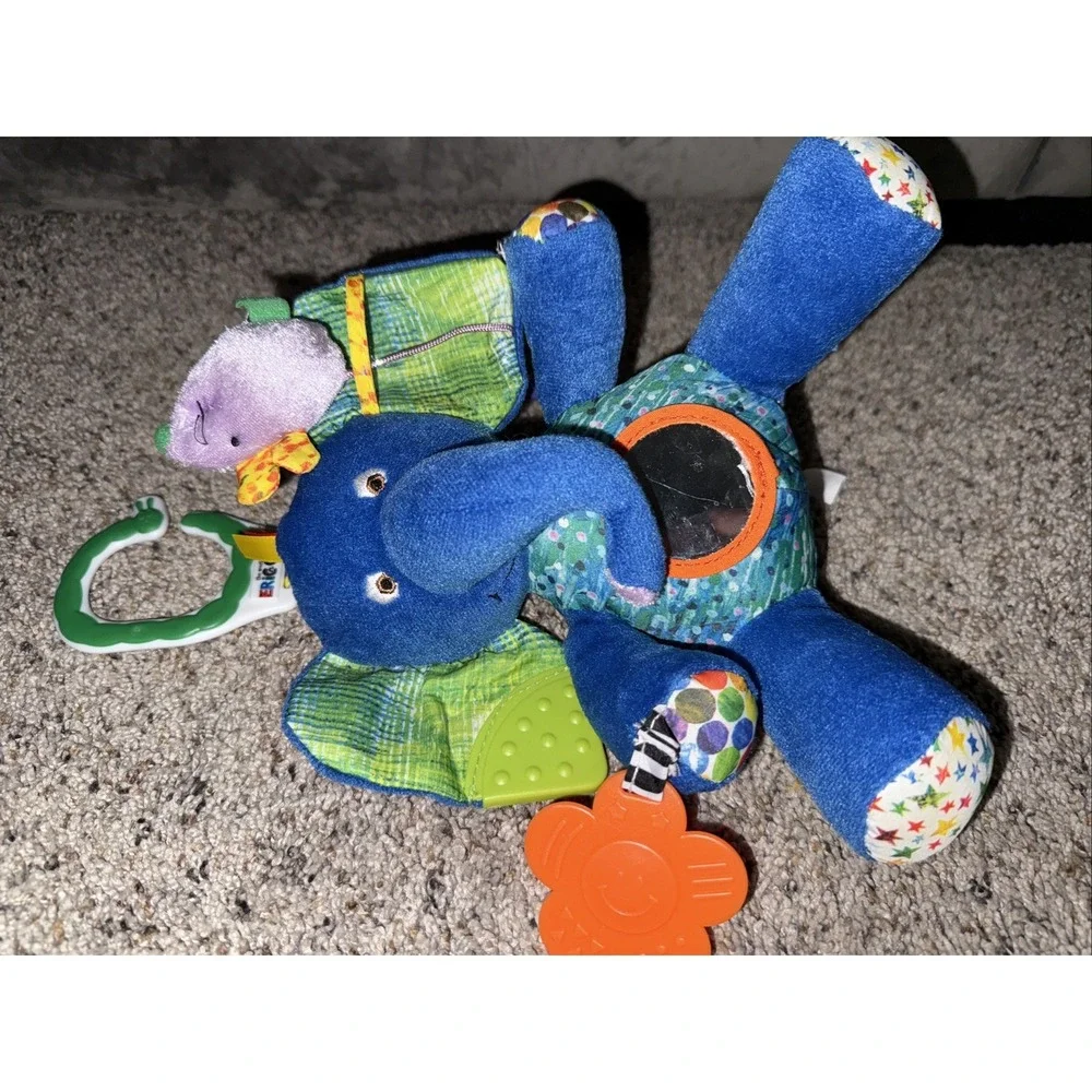 The World Of Eric Carle Hanging Elephant Plush Animal Rattle Teether‎ 8